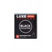 Черные презервативы LUXE Royal Black Collection - 3 шт. - Luxe - купить с доставкой в Новочебоксарске