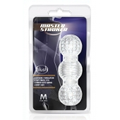 Прозрачный фигурный мастурбатор Master Stroker - Blush Novelties - в Новочебоксарске купить с доставкой