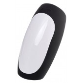 Черно-белый перезаряжаемый мастурбатор Erotist Hailstorm - Erotist Adult Toys - в Новочебоксарске купить с доставкой