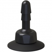 Плаг с присоской для фиксации насадок Deluxe 360° Swivel Suction Cup Plug - Doc Johnson - купить с доставкой в Новочебоксарске