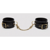 Черные оковы на ноги Bound to You Faux Leather Ankle Cuffs - Fifty Shades of Grey - купить с доставкой в Новочебоксарске
