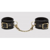 Черные наручники Bound to You Faux Leather Wrist Cuffs - Fifty Shades of Grey - купить с доставкой в Новочебоксарске