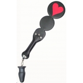 Шлёпалка  Черви  с анальным плагом - LOVETOY (А-Полимер) - купить с доставкой в Новочебоксарске