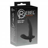 Черный вибромассажер простаты Naughty Finger Prostate Vibe - 13,8 см. - Orion - в Новочебоксарске купить с доставкой