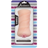 Телесный мастурбатор-вагина X-Basic Pocket Pussy без вибрации - Lovetoy - в Новочебоксарске купить с доставкой