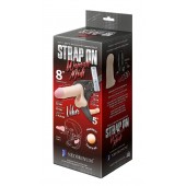 Вибрострапон Woman Midi с вагинальной пробкой - 22 см. - LOVETOY (А-Полимер) - купить с доставкой в Новочебоксарске