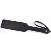 Черная гладкая шлепалка SEX - 35 см. - Sitabella - купить с доставкой в Новочебоксарске