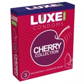 Презервативы с ароматом вишни LUXE Royal Cherry Collection - 3 шт. - Luxe - купить с доставкой в Новочебоксарске