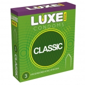 Гладкие презервативы LUXE Royal Classic - 3 шт. - Luxe - купить с доставкой в Новочебоксарске