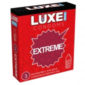 Текстурированные презервативы LUXE Royal Extreme - 3 шт. - Luxe - купить с доставкой в Новочебоксарске