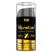 Жидкий интимный гель с эффектом вибрации Vibration! Vodka Energy - 15 мл. - INTT - купить с доставкой в Новочебоксарске