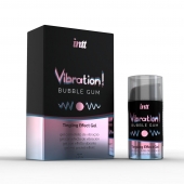 Жидкий интимный гель с эффектом вибрации Vibration! Bubble Gum - 15 мл. - INTT - купить с доставкой в Новочебоксарске
