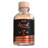 Массажный гель с согревающим эффектом Aperol - 30 мл. - INTT - купить с доставкой в Новочебоксарске