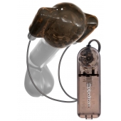 Дымчатый вибростимулятор головки пениса Dual Vibrating Head Teaser - Pipedream - в Новочебоксарске купить с доставкой