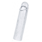 Прозрачная насадка-удлинитель Flawless Clear Penis Sleeve Add 1 - 15,5 см. - Lovetoy - в Новочебоксарске купить с доставкой