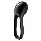 Черное эрекционное виброкольцо Majestic Duo - Satisfyer - в Новочебоксарске купить с доставкой