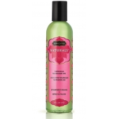 Массажное масло Naturals Strawberry Dreams с ароматом клубники - 236 мл. - Kama Sutra - купить с доставкой в Новочебоксарске