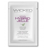 Гель-лубрикант на водно-силиконовой основе Simply Hybrid Jelle - 3 мл. - Wicked - купить с доставкой в Новочебоксарске
