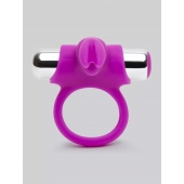 Лиловое виброкольцо с пультом ДУ Remote Control Cock Ring - Happy Rabbit - в Новочебоксарске купить с доставкой