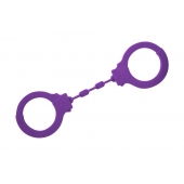 Фиолетовые силиконовые поножи Limitation - Lola Games - купить с доставкой в Новочебоксарске