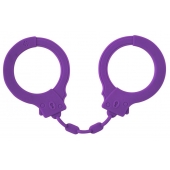 Фиолетовые силиконовые поножи Limitation - Lola Games - купить с доставкой в Новочебоксарске