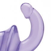 Фиолетовый безремневой страпон Strapless Strap-On - Lux Fetish - купить с доставкой в Новочебоксарске