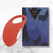 Красное кольцо с вибрацией Thor Cockring - FeelzToys - в Новочебоксарске купить с доставкой