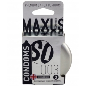 Экстремально тонкие презервативы в железном кейсе MAXUS Extreme Thin - 3 шт. - Maxus - купить с доставкой в Новочебоксарске