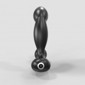Черный вибромассажер простаты и промежности Prostate Pro с пультом ДУ - Bathmate - в Новочебоксарске купить с доставкой