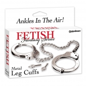Металлические наручники Metal Leg Cuffs - Pipedream - купить с доставкой в Новочебоксарске