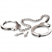 Металлические наручники Metal Leg Cuffs - Pipedream - купить с доставкой в Новочебоксарске