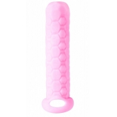 Розовый фаллоудлинитель Homme Long - 13,5 см. - Lola Games - в Новочебоксарске купить с доставкой