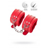 Красные оковы Anonymo из искусственной кожи - ToyFa - купить с доставкой в Новочебоксарске