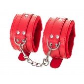Красные оковы Anonymo из искусственной кожи - ToyFa - купить с доставкой в Новочебоксарске