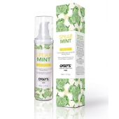 Разогревающее массажное масло Gourmet Spearmint Organic с органическими ингредиентами - 50 мл. - Exsens - купить с доставкой в Новочебоксарске