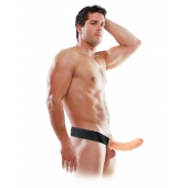 Полый страпон 8  Hollow Strap-On телесного цвета - 19 см. - Pipedream - купить с доставкой в Новочебоксарске