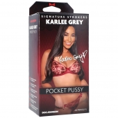 Мастурбатор-вагина Karlee Grey ULTRASKYN Pocket Pussy - Doc Johnson - в Новочебоксарске купить с доставкой