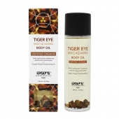 Органическое массажное масло TIGER EYE MACADAMIA - 100 мл. - Exsens - купить с доставкой в Новочебоксарске