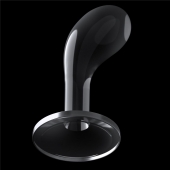 Прозрачный стимулятор простаты Flawless Clear Prostate Plug - 15 см. - Lovetoy - в Новочебоксарске купить с доставкой