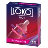 Стимулирующая насадка на пенис LOKO HOT с возбуждающим эффектом - Sitabella - в Новочебоксарске купить с доставкой