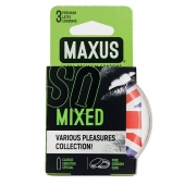 Презервативы в пластиковом кейсе MAXUS AIR Mixed - 3 шт. - Maxus - купить с доставкой в Новочебоксарске