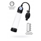 Прозрачная механическая помпа Roald с манометром - Sexus - в Новочебоксарске купить с доставкой