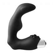 Черный вибромассажер простаты FantASStic Vibrating Prostate Massager - 11,3 см. - Dream Toys - в Новочебоксарске купить с доставкой
