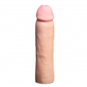 Телесная фаллическая насадка на пенис Magnum Xtender - 23 см. - Blush Novelties - в Новочебоксарске купить с доставкой
