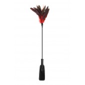 Стек-щекоталка Sweet Caress Feather Whip - 58 см. - Sweet Caress - купить с доставкой в Новочебоксарске