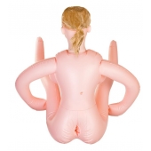 Надувная секс-кукла с реалистичной головой и поднятыми ножками - ToyFa - в Новочебоксарске купить с доставкой