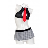 Надувная секс-кукла с реалистичной головой в костюме учительницы - ToyFa - в Новочебоксарске купить с доставкой