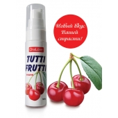 Гель-смазка Tutti-frutti с вишнёвым вкусом - 30 гр. - Биоритм - купить с доставкой в Новочебоксарске