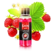 Массажное масло Eros fantasy с ароматом земляники - 50 мл. - Биоритм - купить с доставкой в Новочебоксарске
