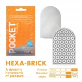 Карманный мастурбатор HEXA-BRICK - Tenga - в Новочебоксарске купить с доставкой